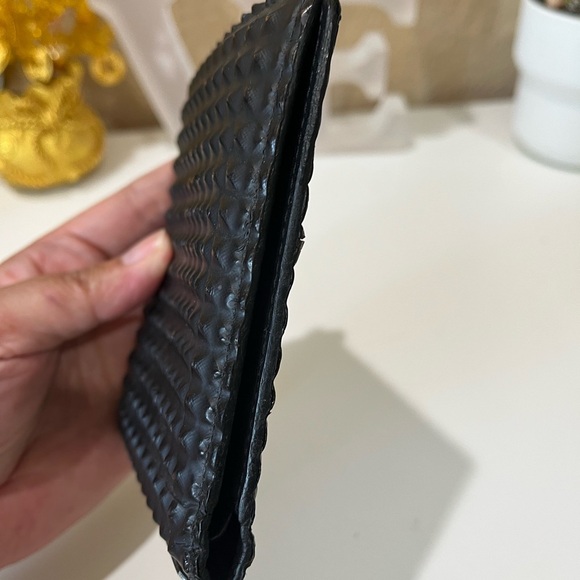 MCM BLACK LEATHER BIFOLD MENS WALLET - Picture 6 of 12